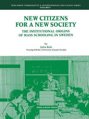 cover image of New Citizens for a New Society